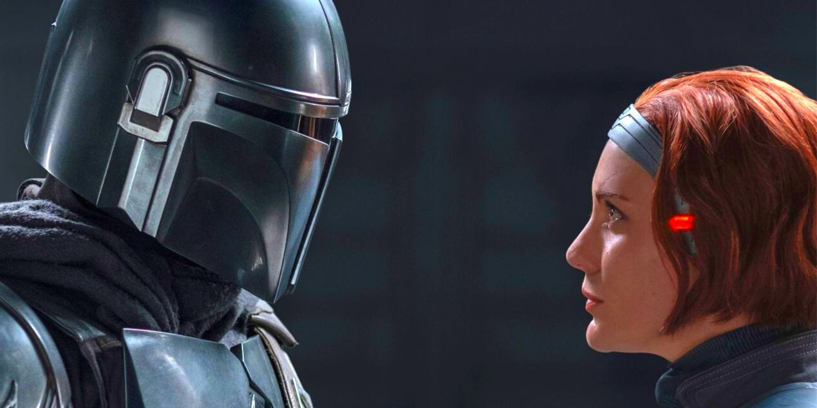 The Mandalorian stares down Bo-Katan