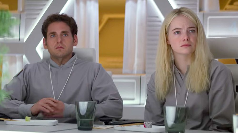A scene from the sci-fi series, Maniac