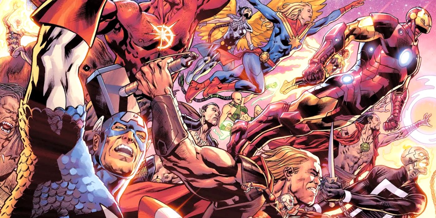 Imagem dos Vingadores da Marvel Comics. 