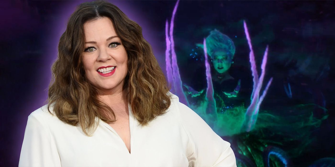Melissa McCarthy on the red carpet, Melissa McCarthy as Ursula