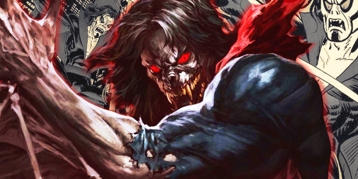 morbius looking menacing in the comics