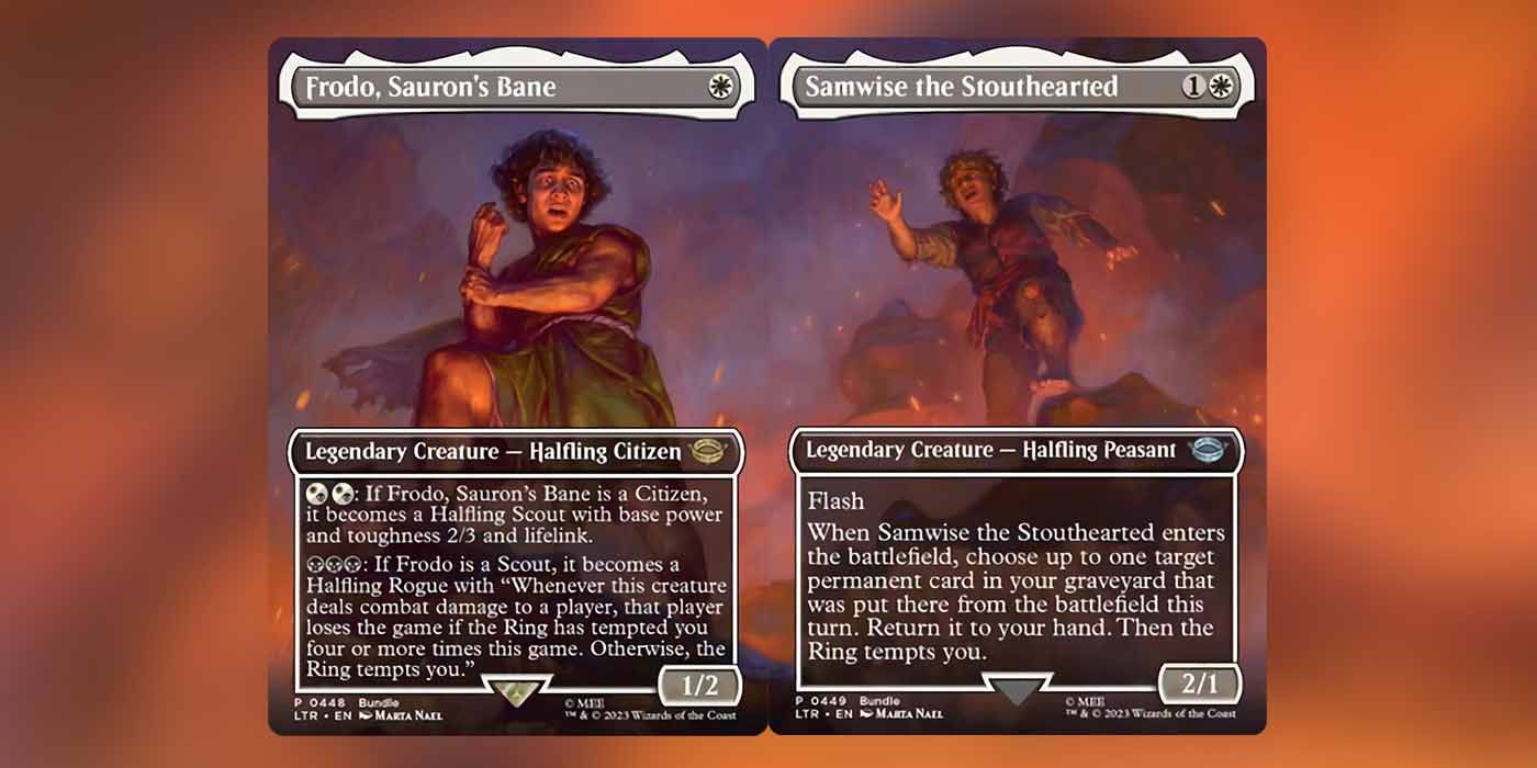 MTG LotR Tales of Middle-earth Sam and Frodo Borderless