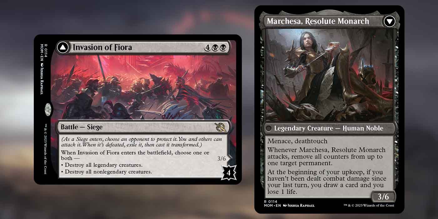 MTG Invasion of Fiora Battle Card from March of the Machine