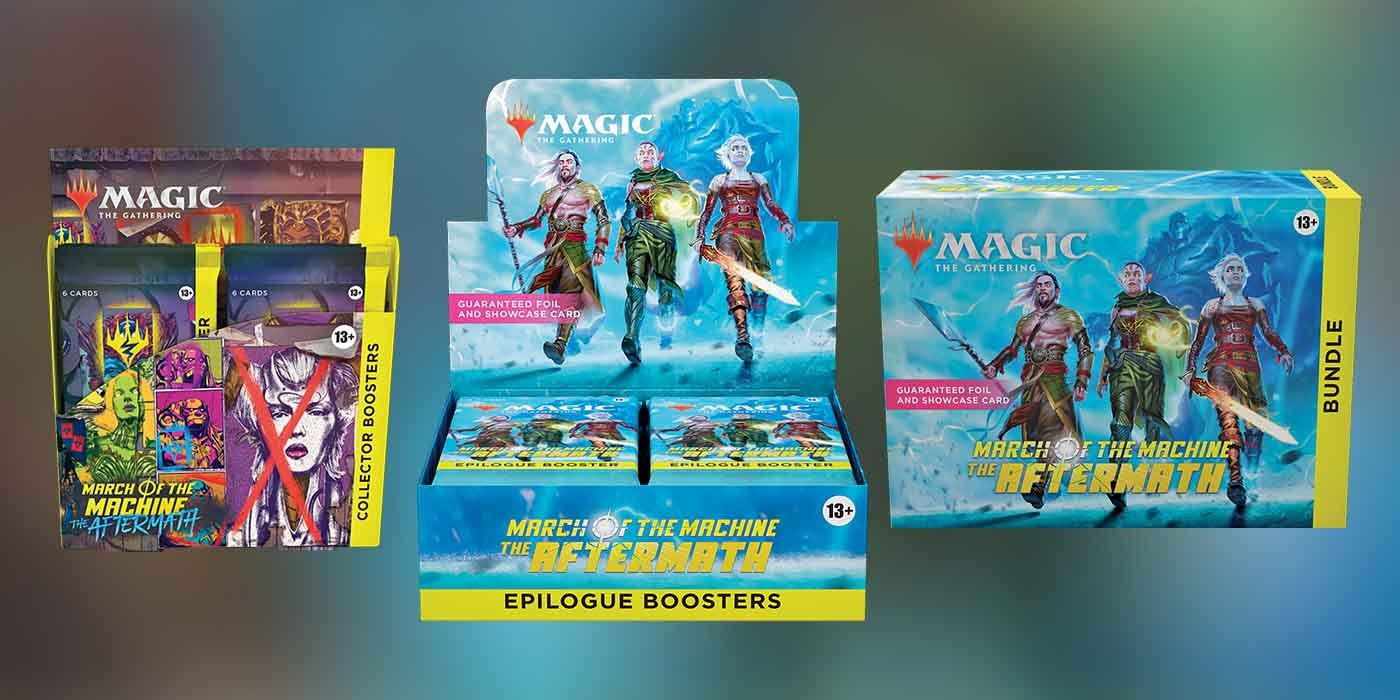MTG set March of the Machine The Aftermath Boosters, Collector Boosters and Bundle