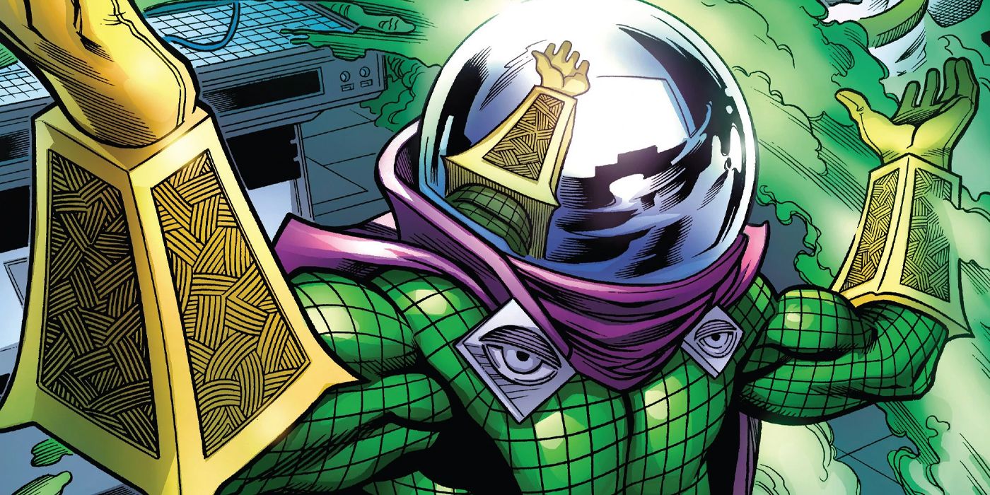 Mysterio casting an illusion