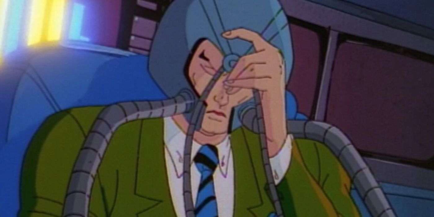 Professor X uses Cerebro in X-Men: The Animated Series