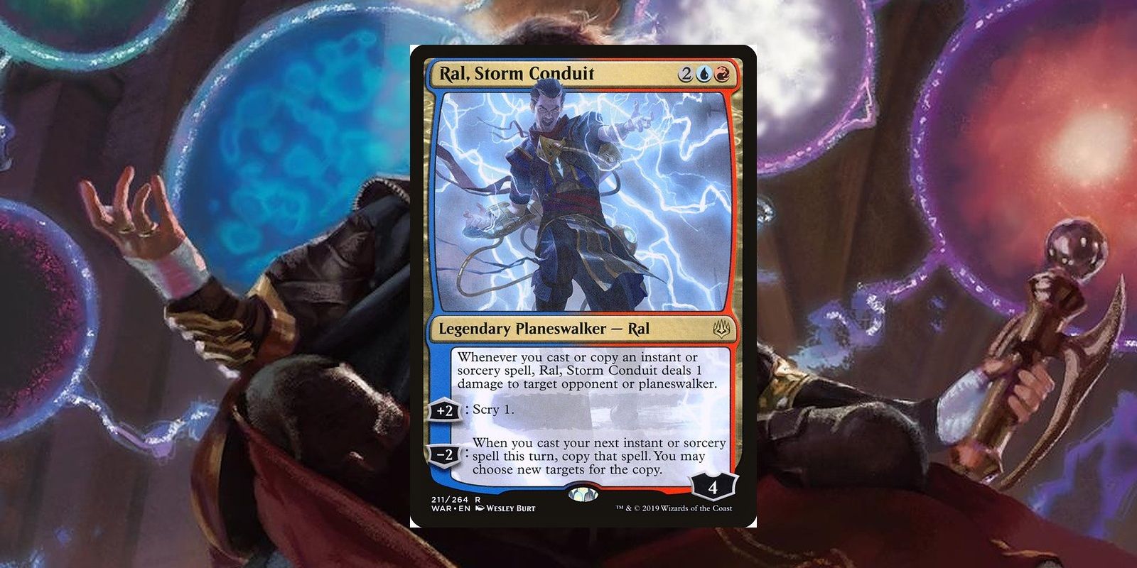 Ral, MTG do cartão Storm's Conduit.