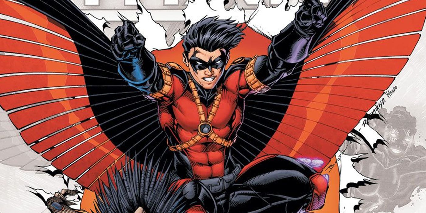 Red Robin in his New 52 costume from the Teen Titans comics