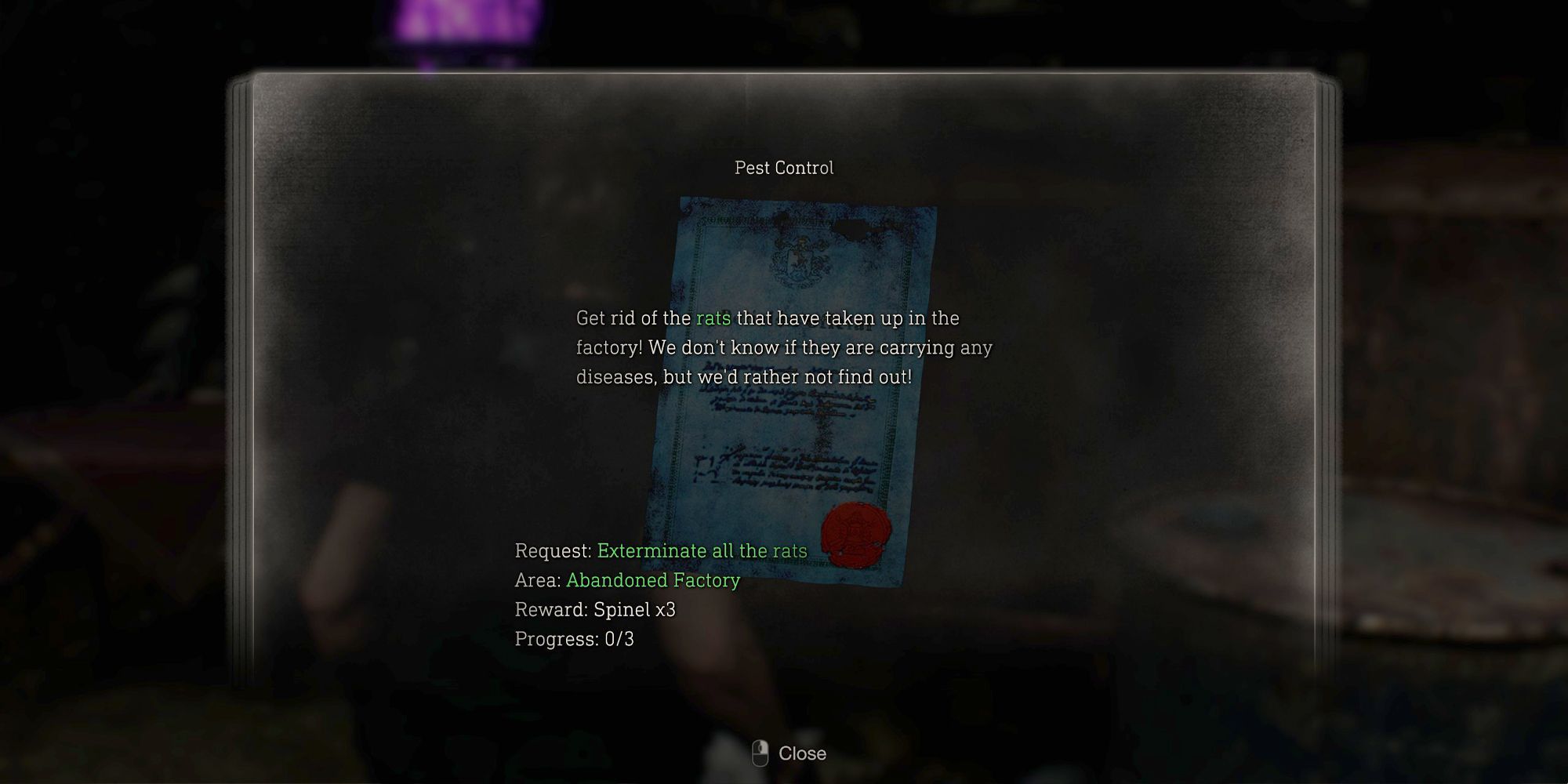 Resident Evil 4 Remake Pest Control Rat Locations