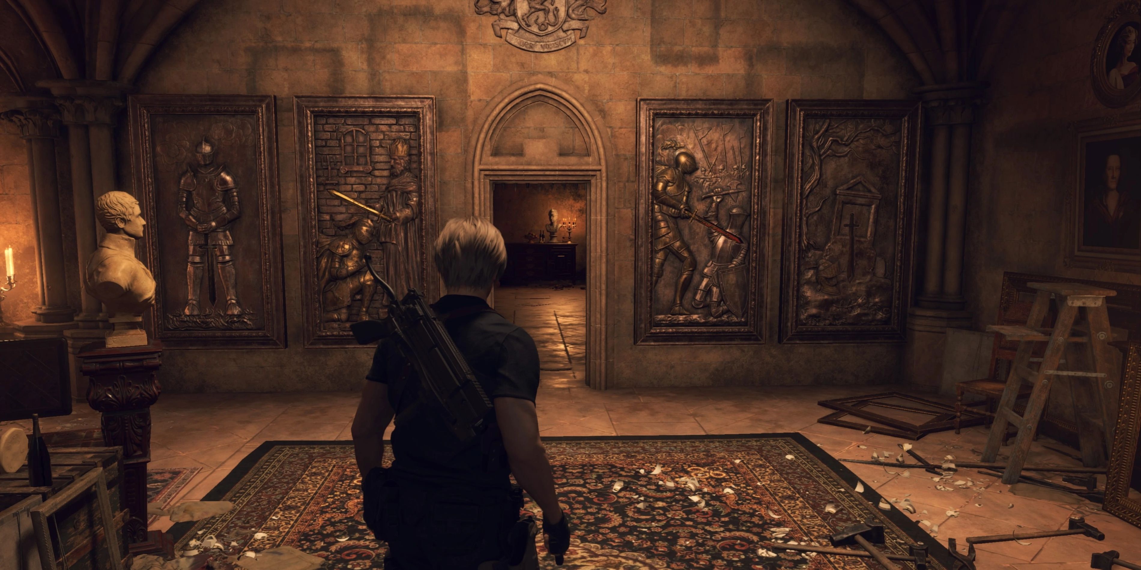 How to solve the bloodied sword puzzle in Resident Evil 4 Remake