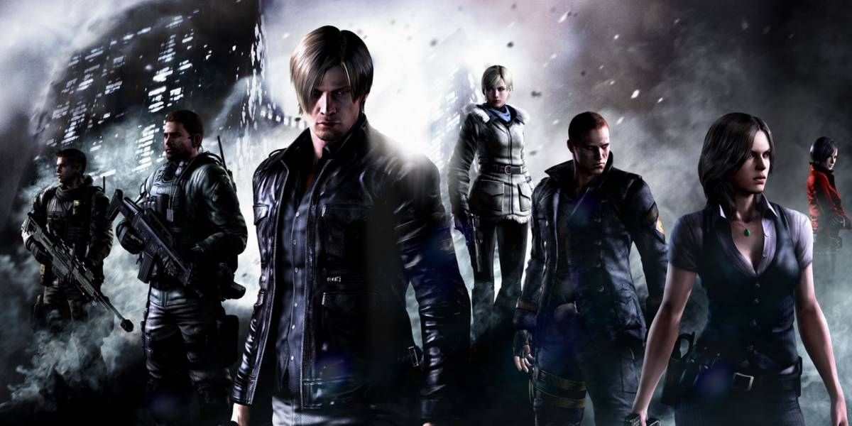 Os principais protagonistas do jogo Resident Evil 6.