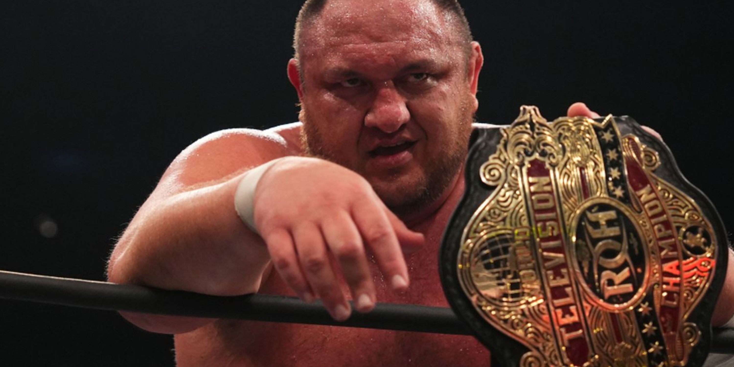 Samoa Joe AEW como ROH TV Champion