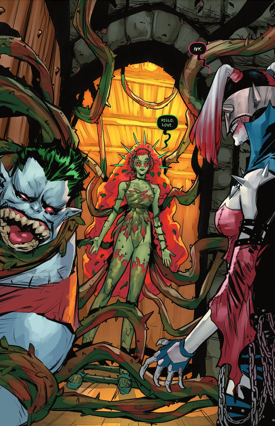 hera venenosa que ri harley quinn dc