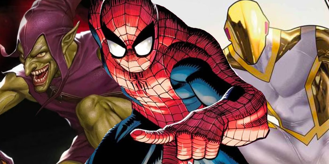 spider-man and green goblin gold goblin Norman Osborn identities