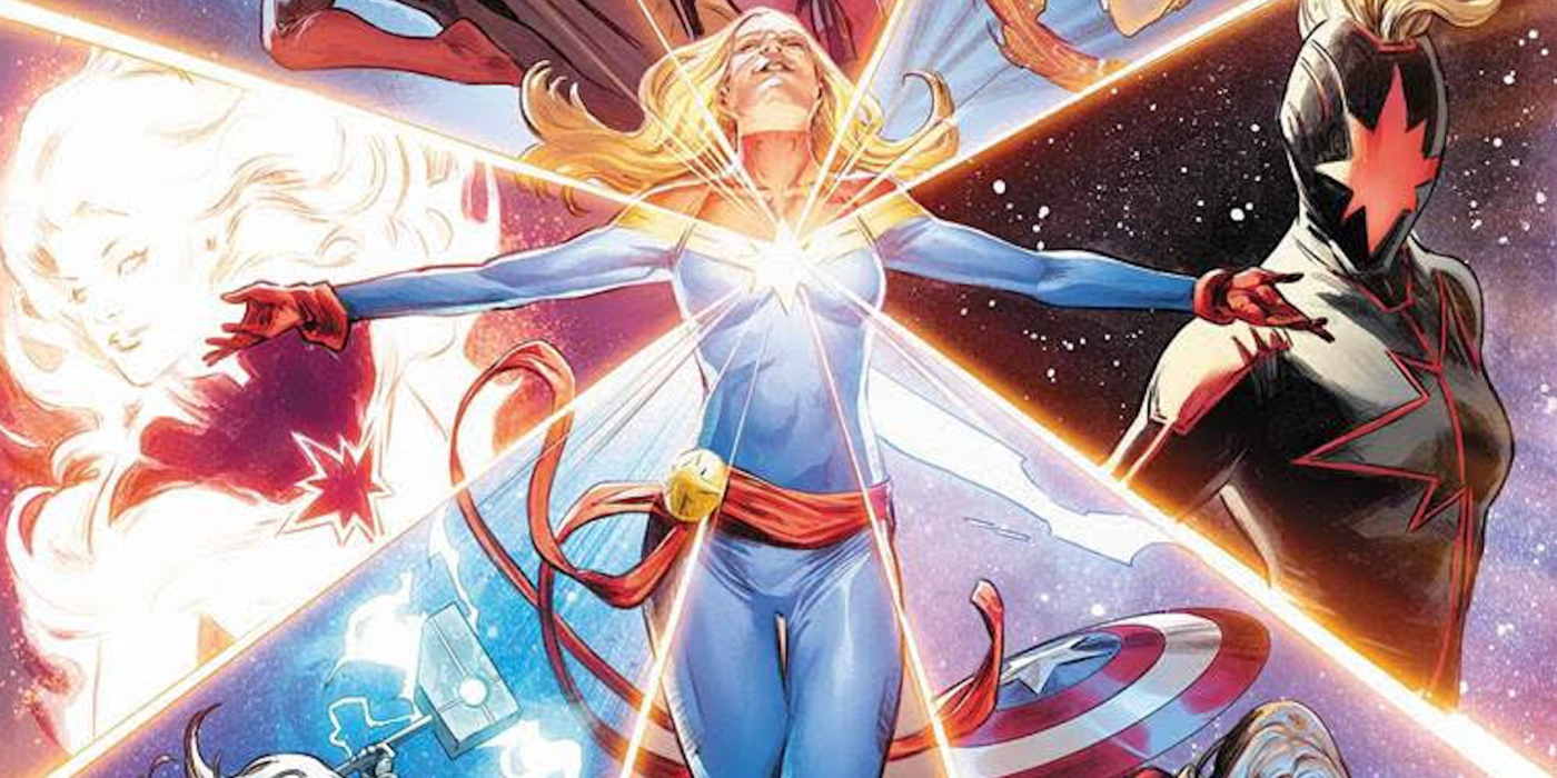 Captain Marvel summons cosmic energy in Kelly Thompson's issue 50
