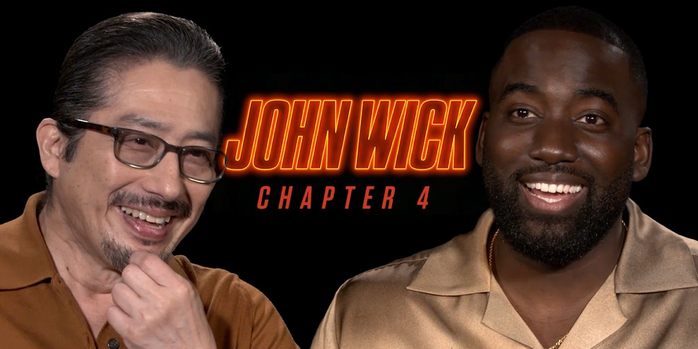 John Wick Chapter 4 Stars Shamier Anderson & Hiroyuki Sanada