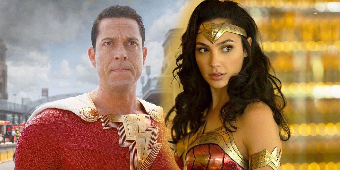 SHAZAM! FURY OF THE GODS Behind-The-Scenes Photos Reveal Taylor Cahill As  Fake Wonder Woman
