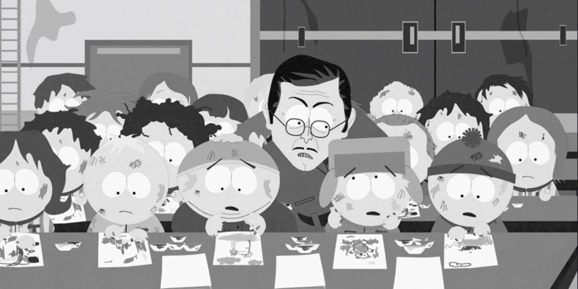 The kids get worked hard at a death camp in South Park