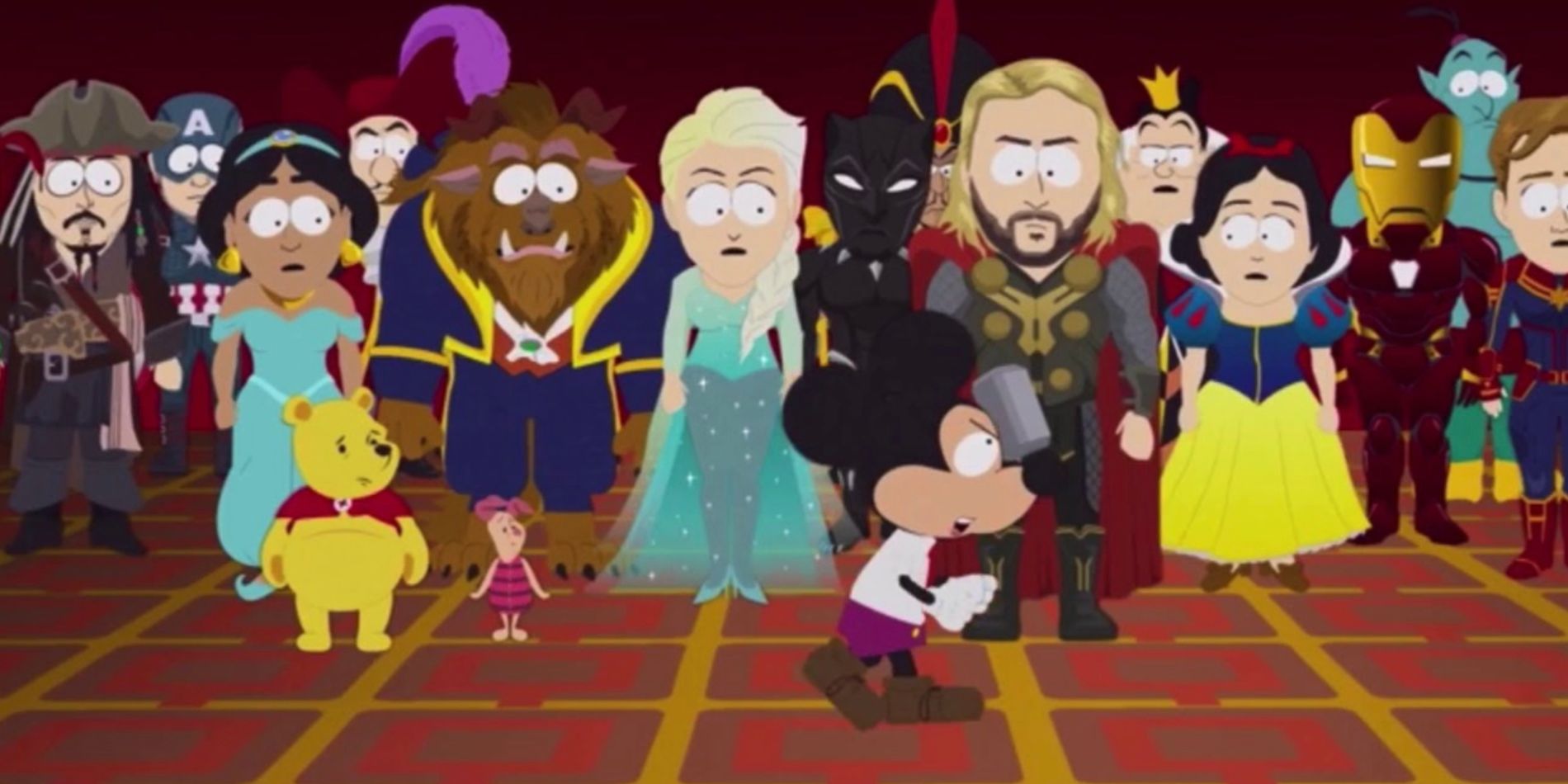 Mickey Mouse rages against Disney characters in South Park