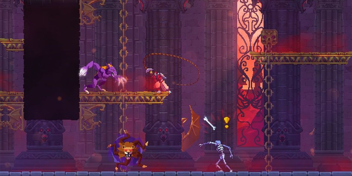 Dead Cells: Return to Castlevania DLC divertido de rolagem lateral