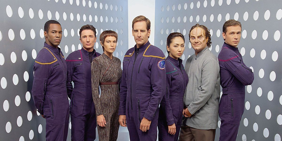 The command crew of Star Trek: Enterprise