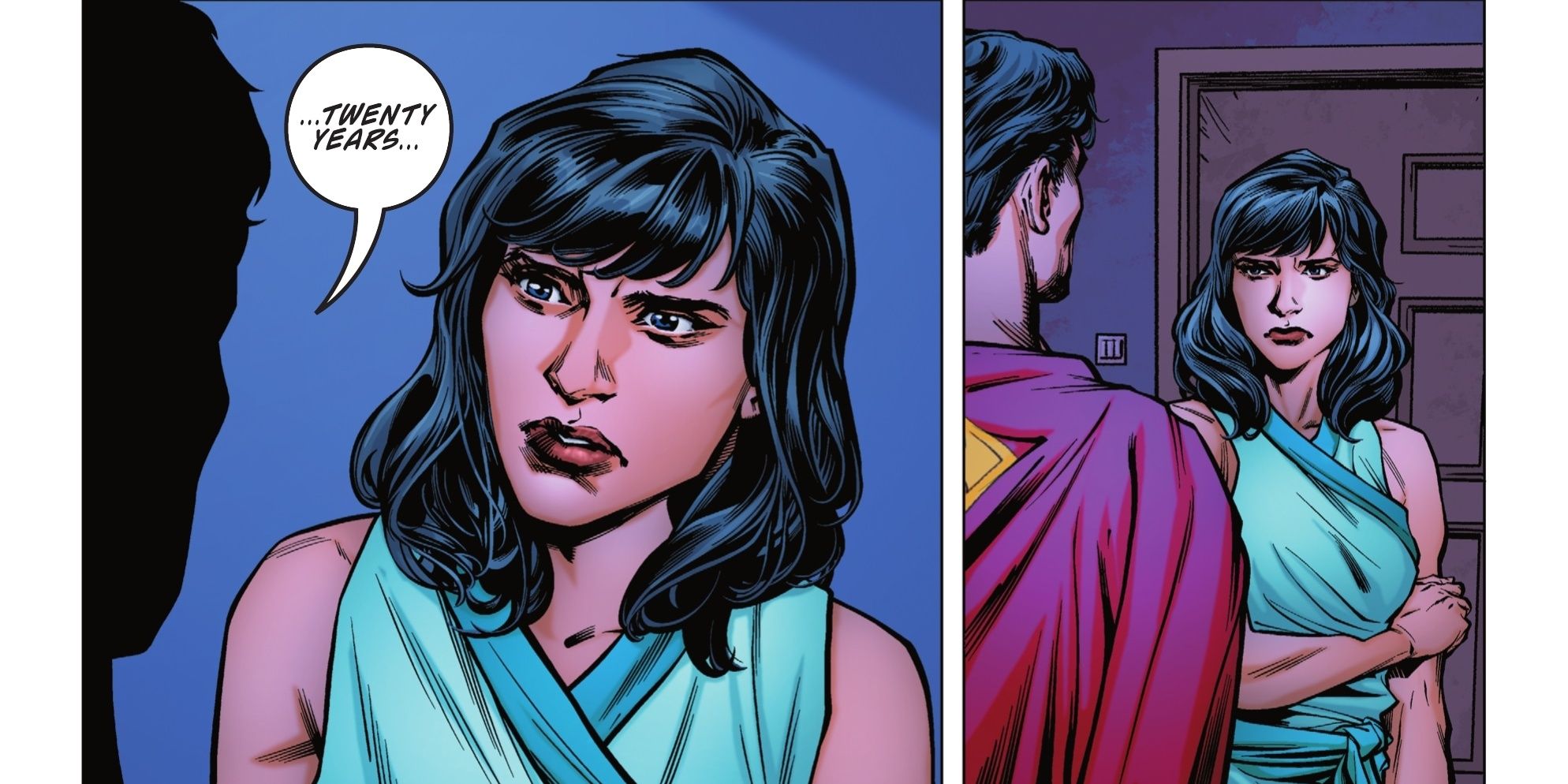 Superman Perdeu Clark dizendo a Lois Lane que ele esteve ausente por 20 anos