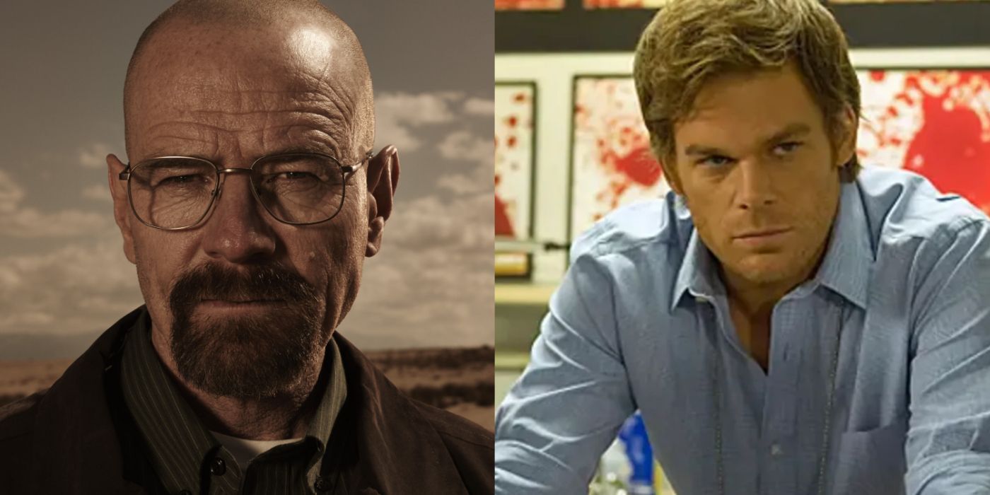 Walter in Breaking Bad and Dexter from Dexter. 