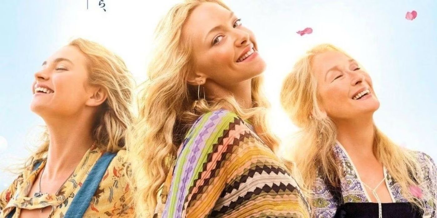 Young Donna Sheridan, Sophie, and older Donna Sheridan are in Mamma Mia! Here We Go Again