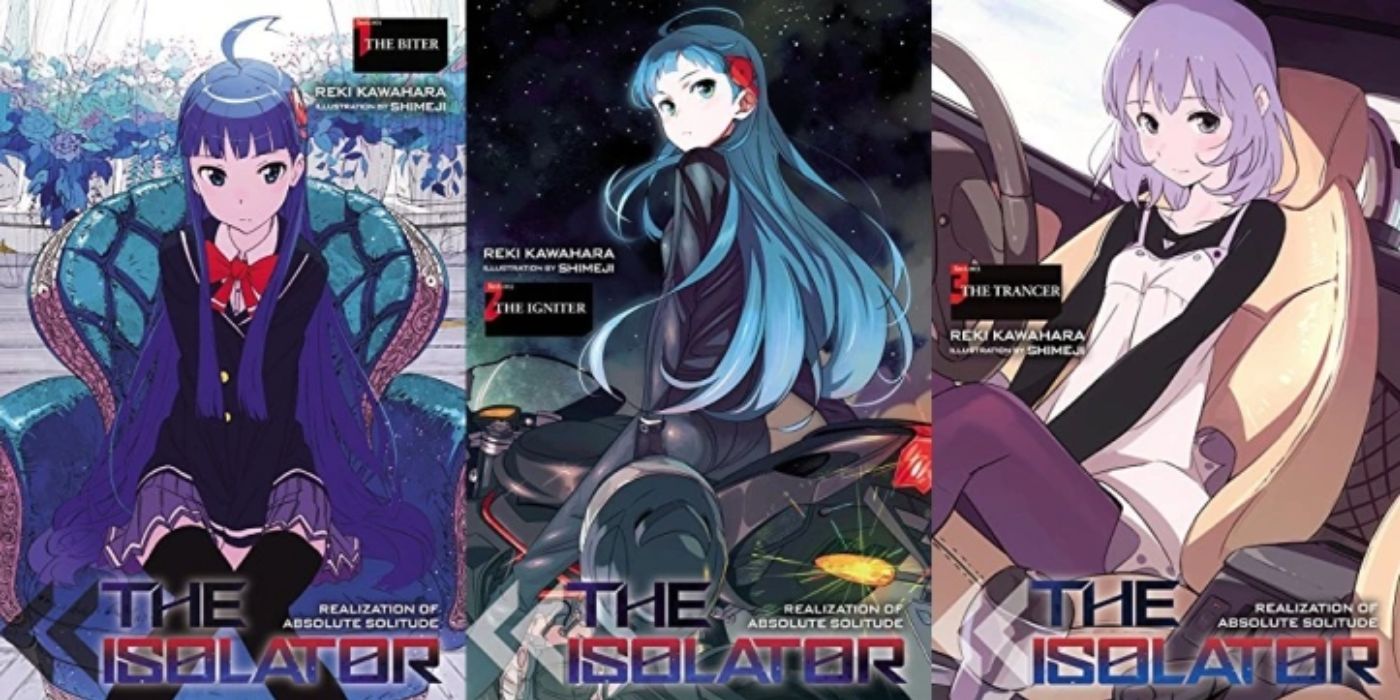 Capas para a série de light novels The Isolator.