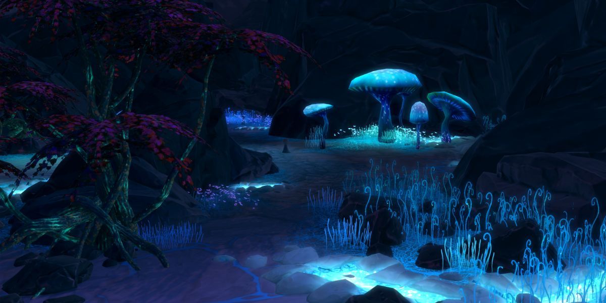 Alien plants are on the hidden planet Sixam in the Sims 4.