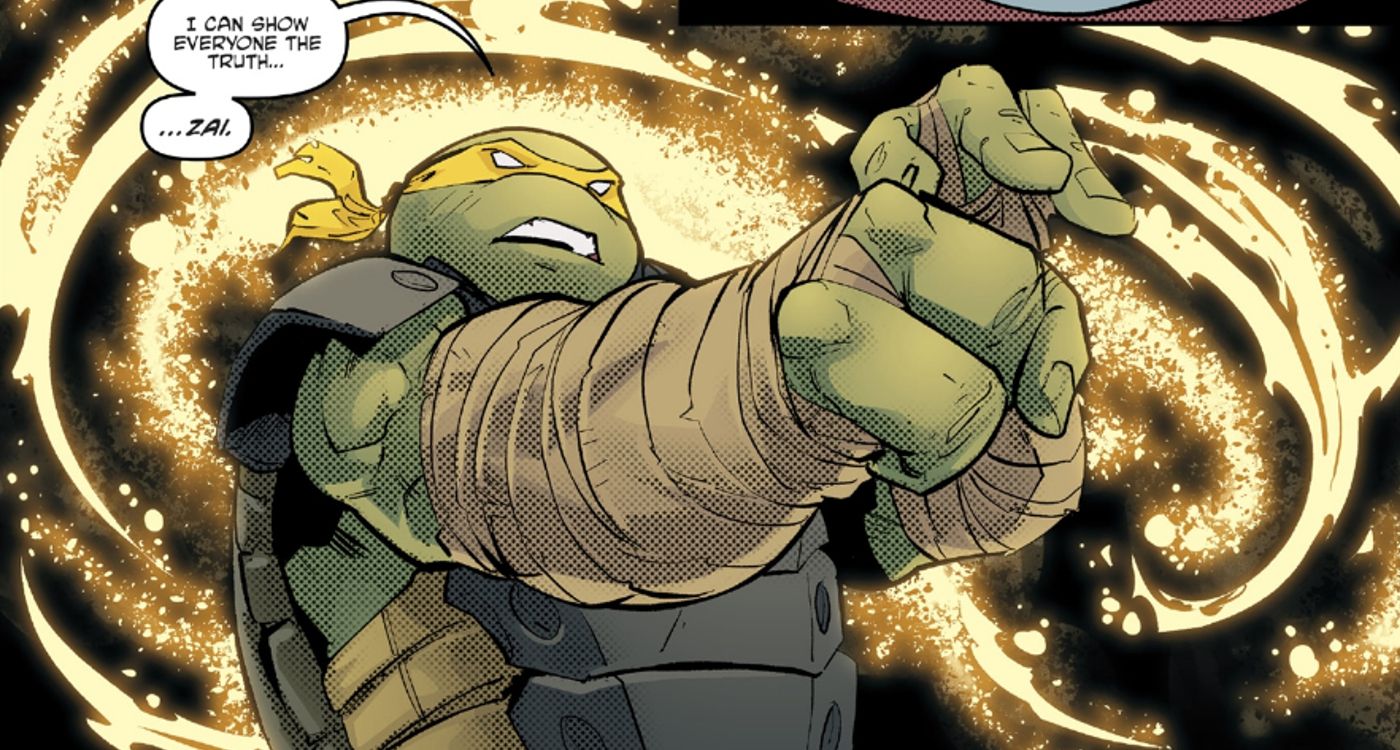 Jennika' using her mystical powers in Teenage Mutant Ninja Turtles #138