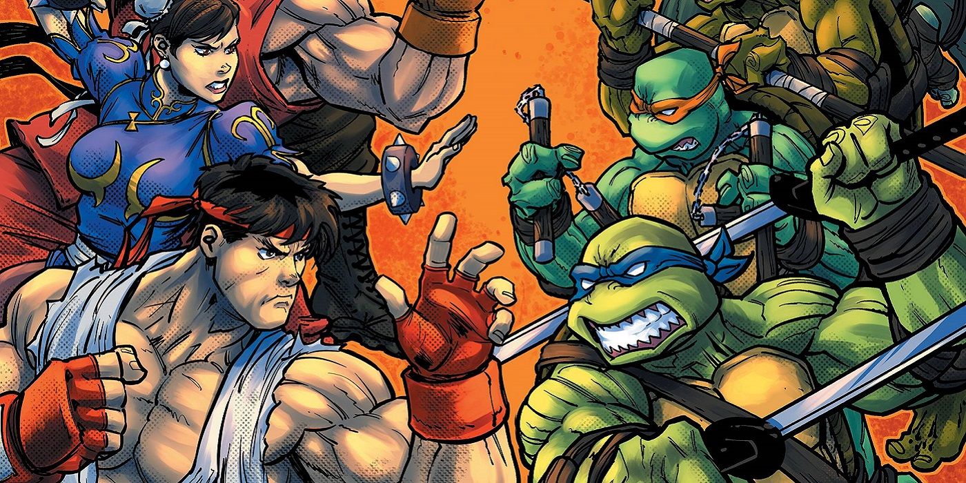 TMNT vs. Street Fighter #1 Cover