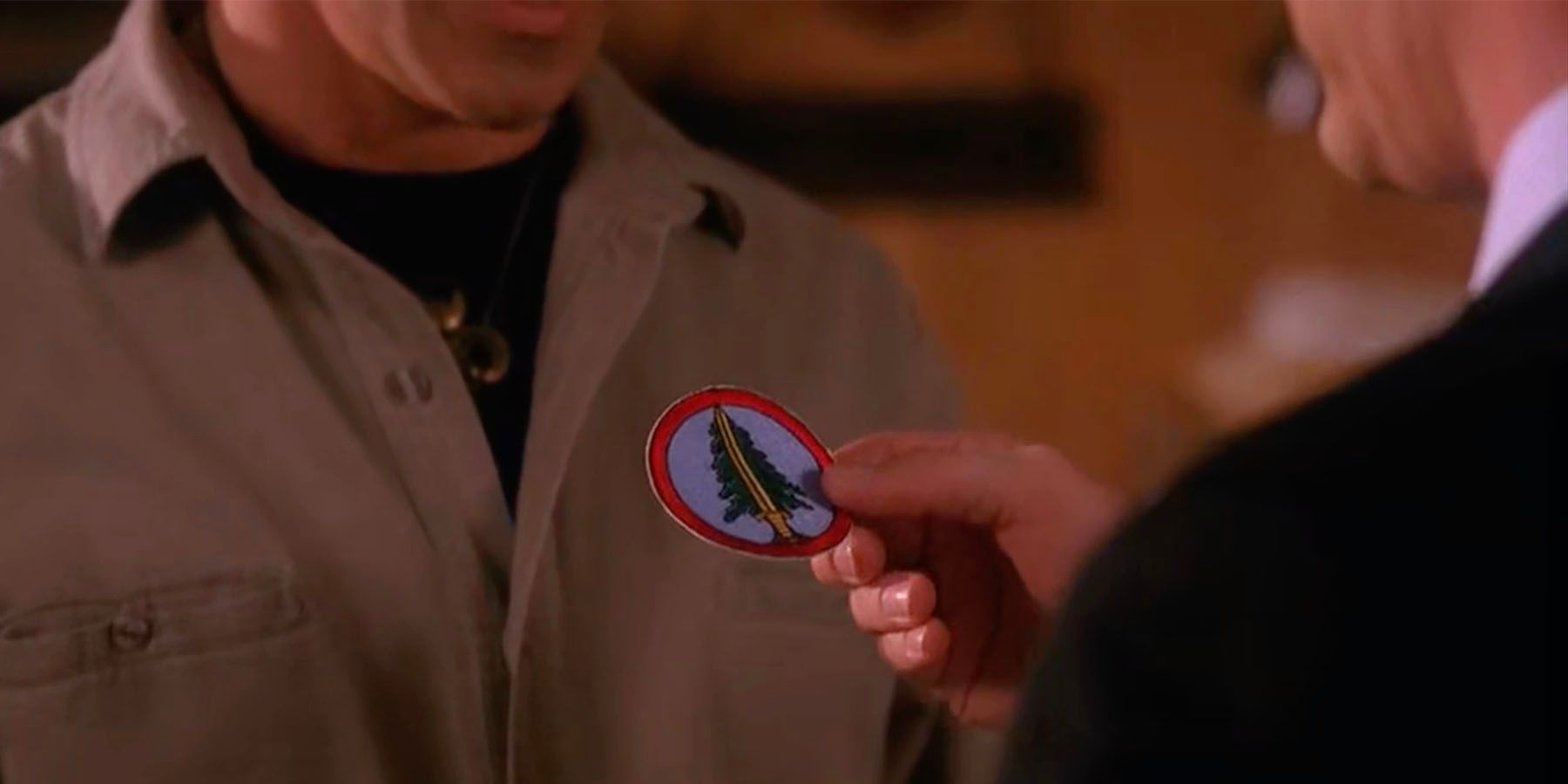 Twin Peaks Sheriff Harry Truman Invites Dale Cooper to Bookhouse Boys with Patch