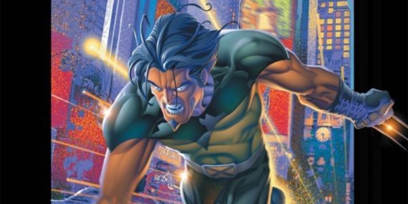 Ultimate Wolverine lunges forward with his claws out in Marvel Comics