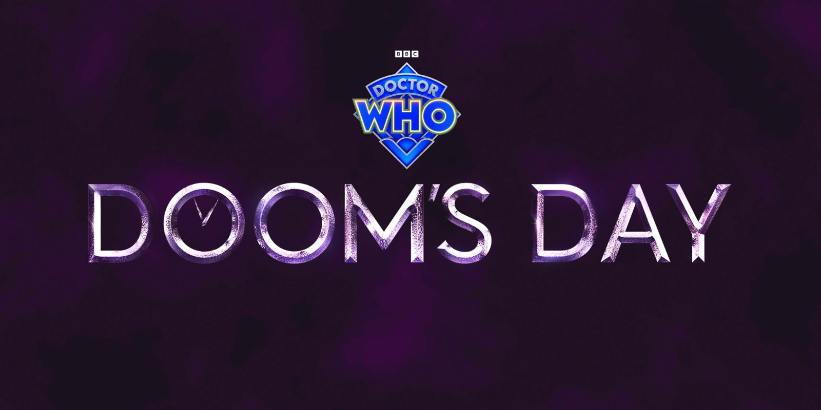 The logo for Doctor Who Doom'S Day