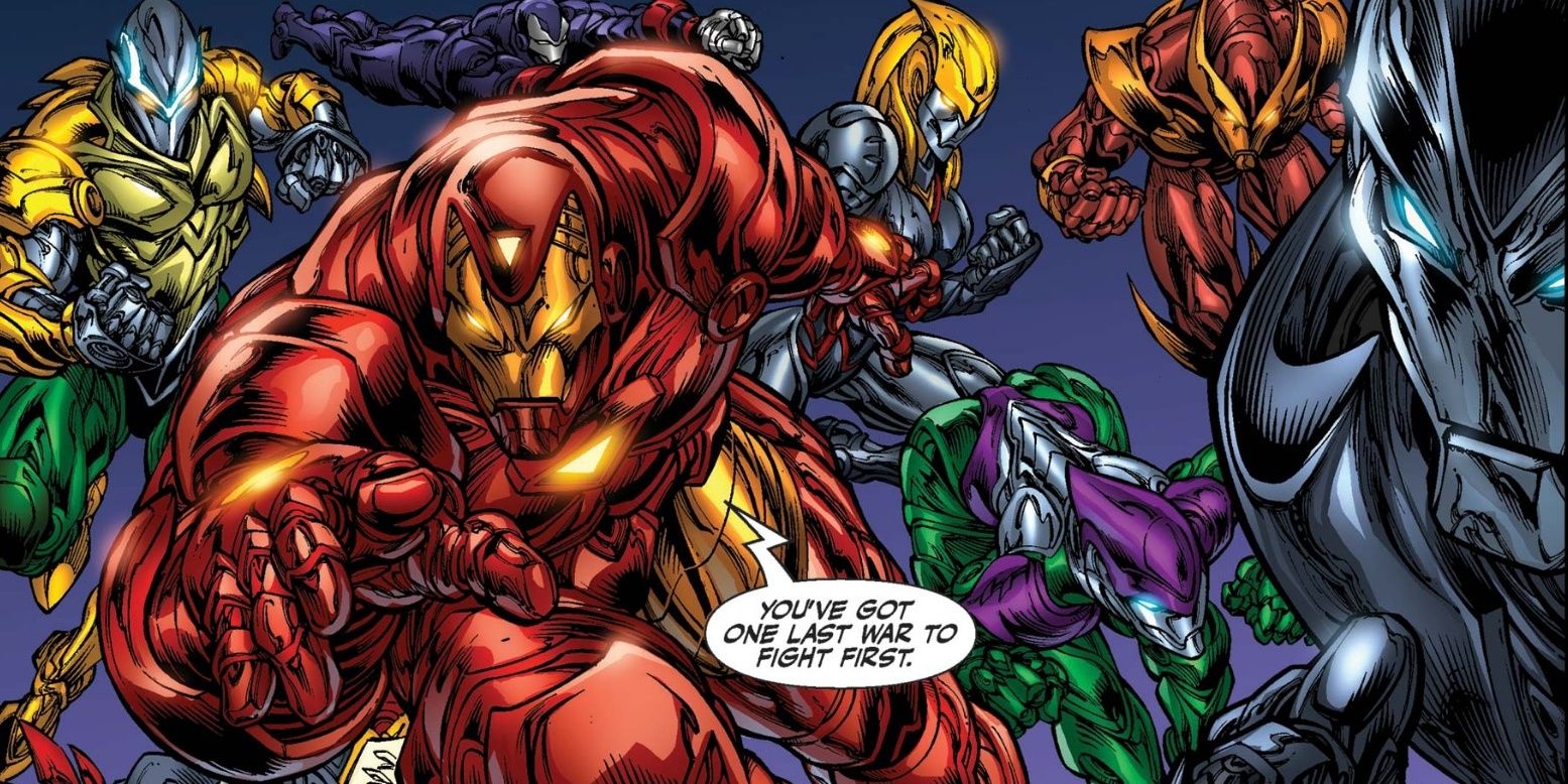 Iron Man calls armored heroes into action