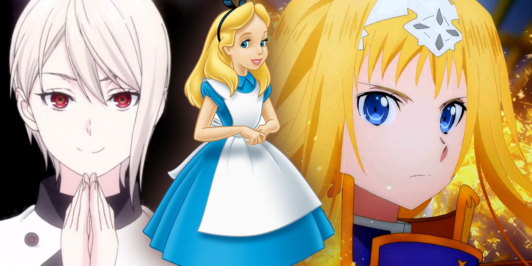 Alice in Wonderland inspired many anime character's names