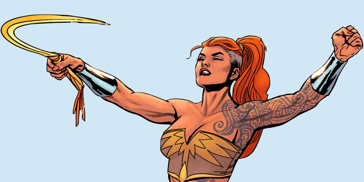 Artemis holds a scythe in DC Comics