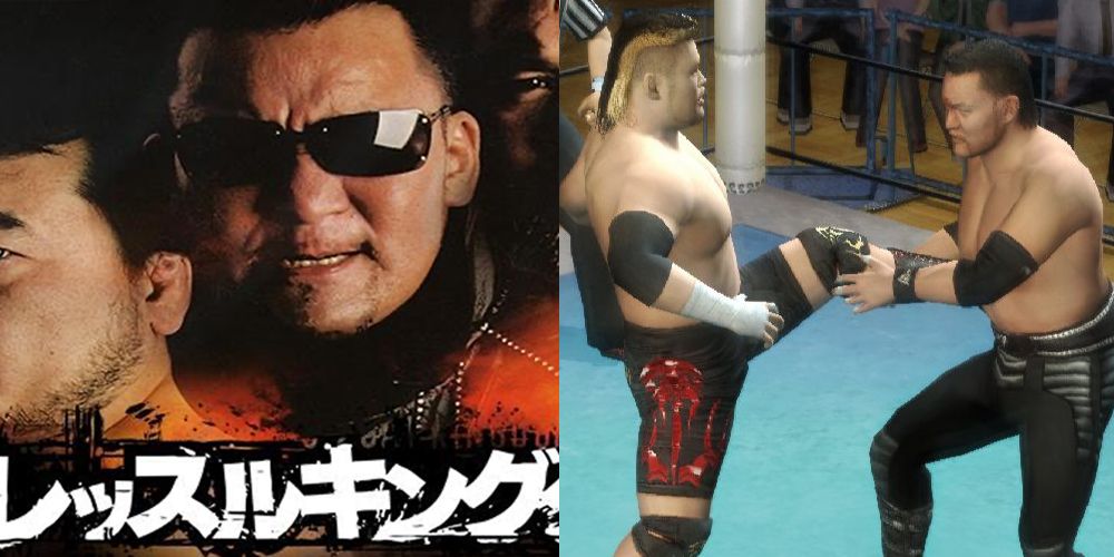 Wrestle Kingdom NJPW lutadores lutando