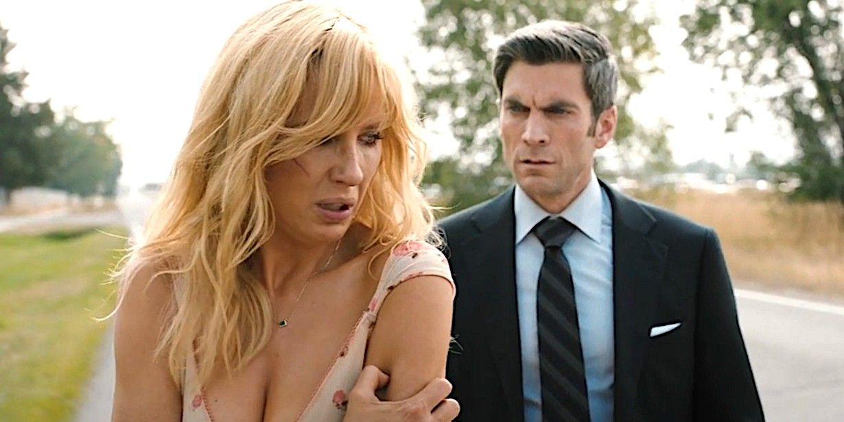 Yellowstone's Kelly Reilly as Beth Dutton and Wes Bentley as Jamie Dutton