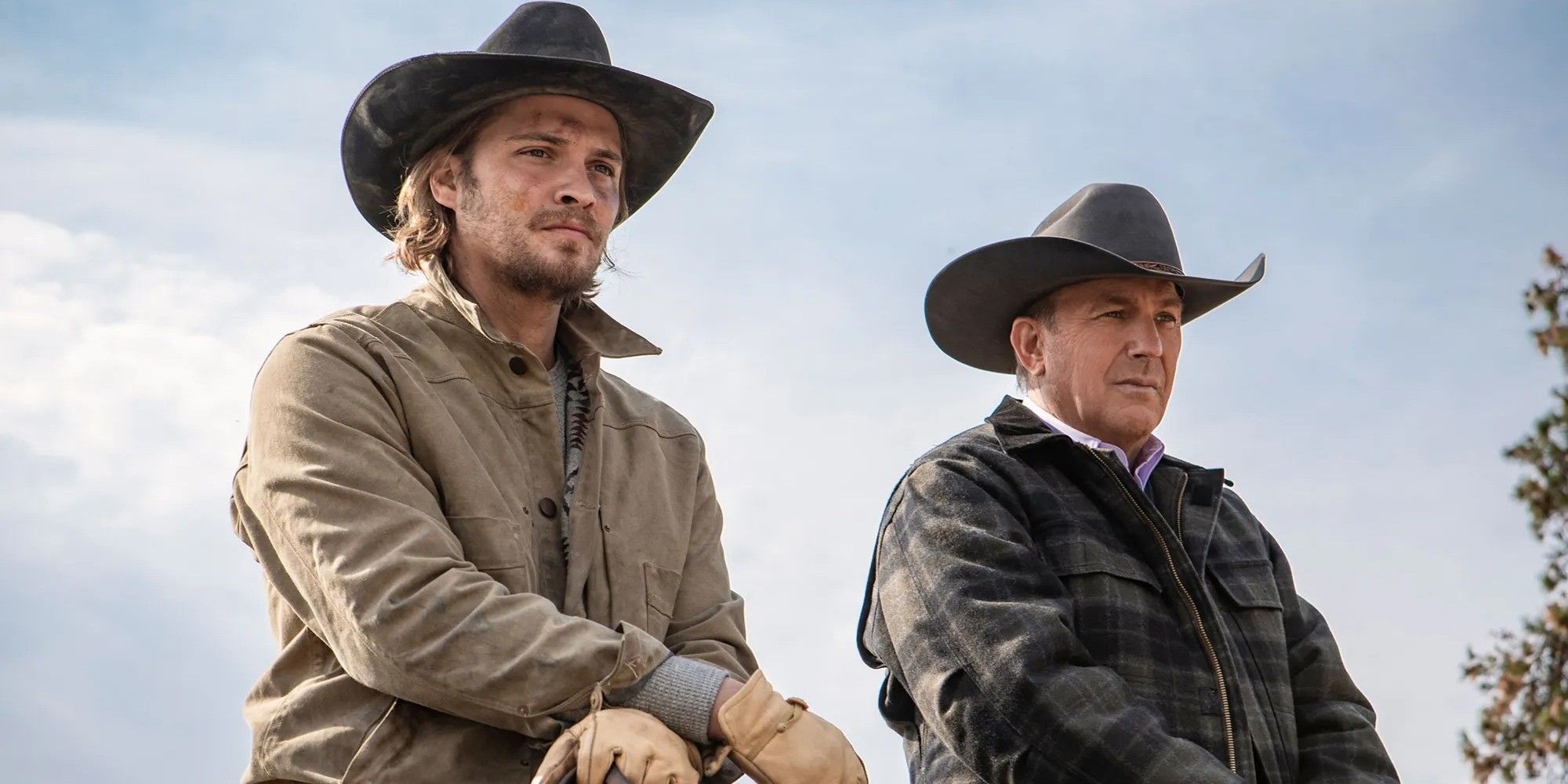 Yellowstone's Kevin Costner and Luke Grimes