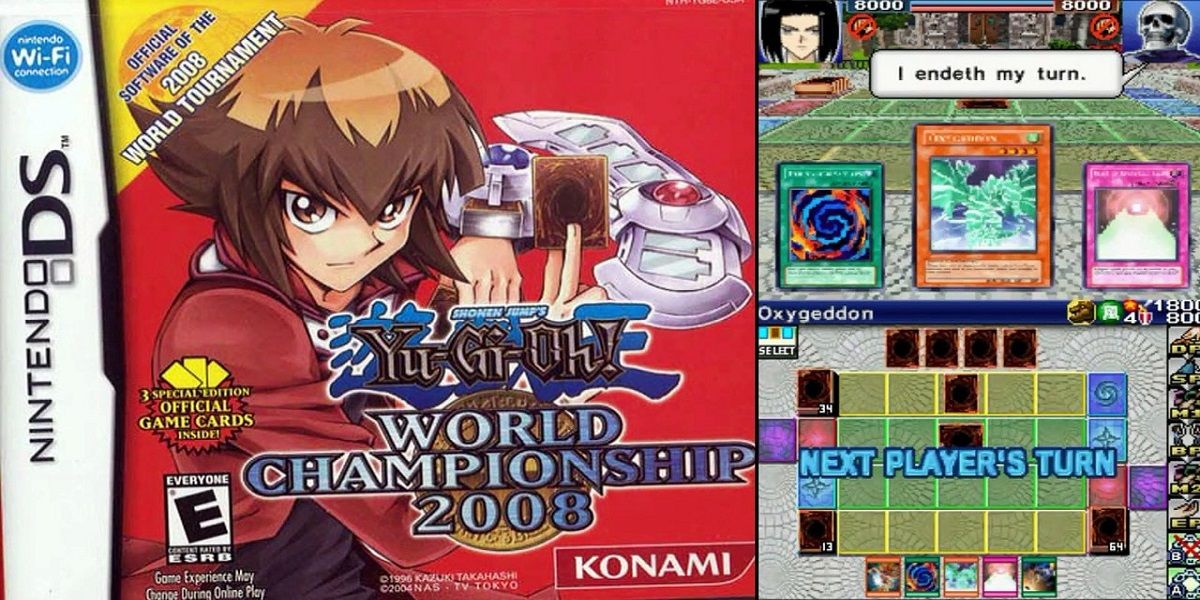 Imagem de gameplay do Yu-Gi-Oh World Championship 2008.