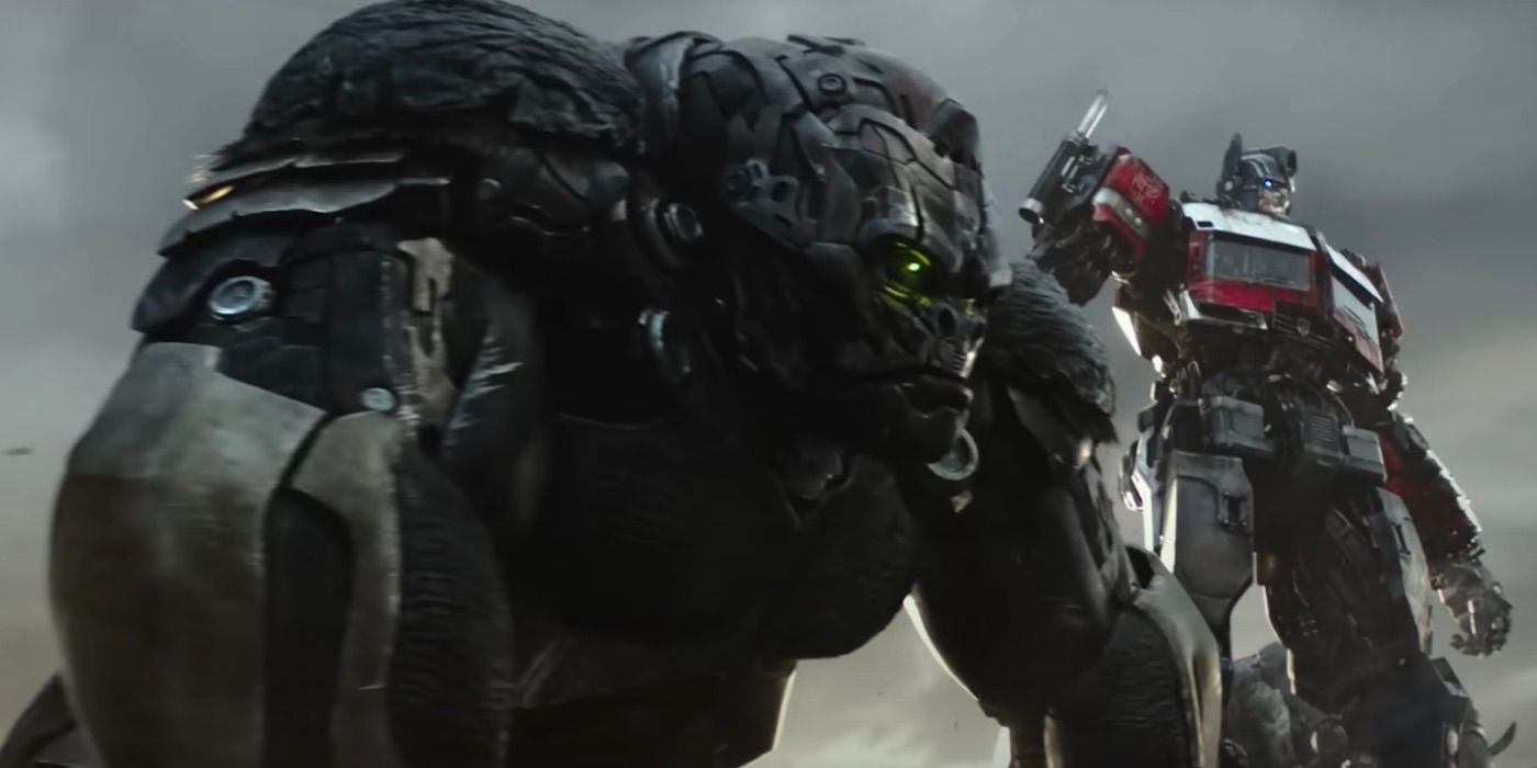 Optimus Primal and Optimus Prime partner up in Transformers: Rise of the Beasts