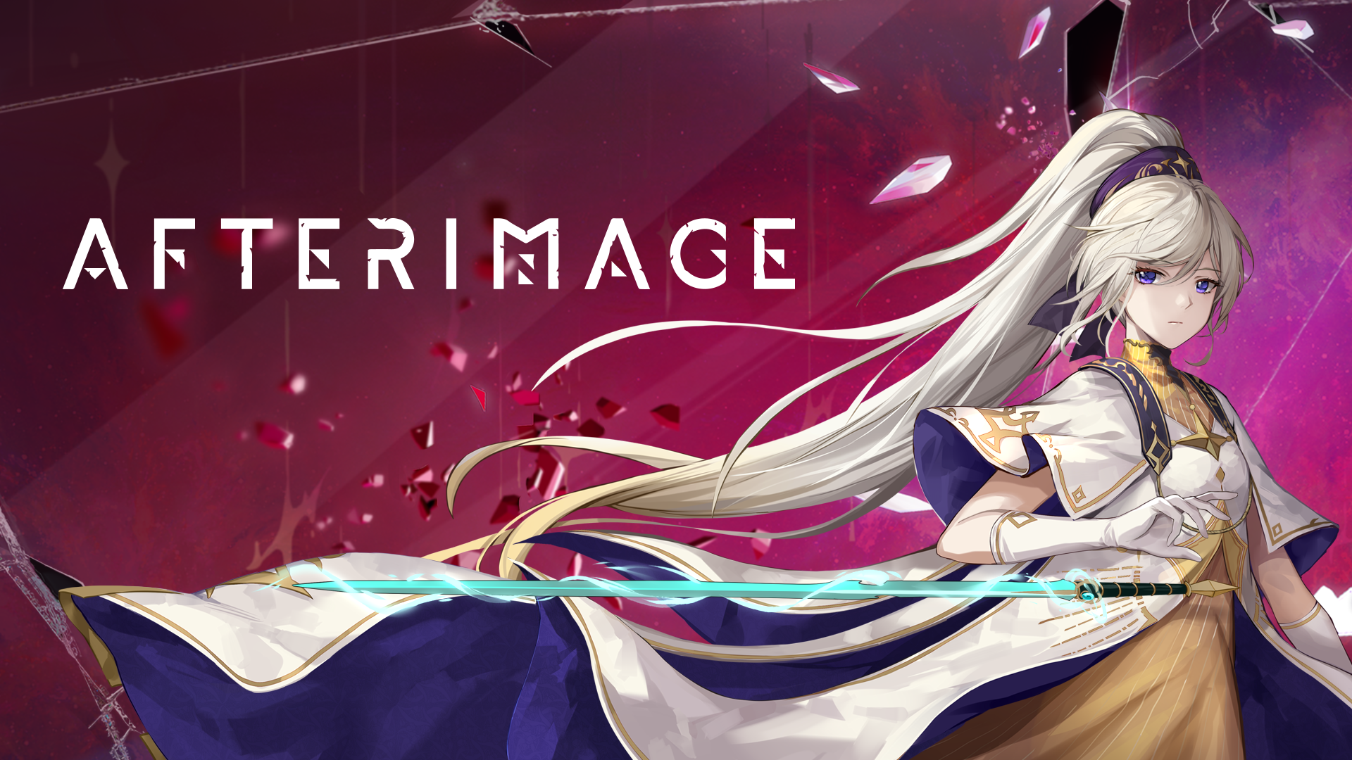 Afterimage key visual apresentando seu MC Renee