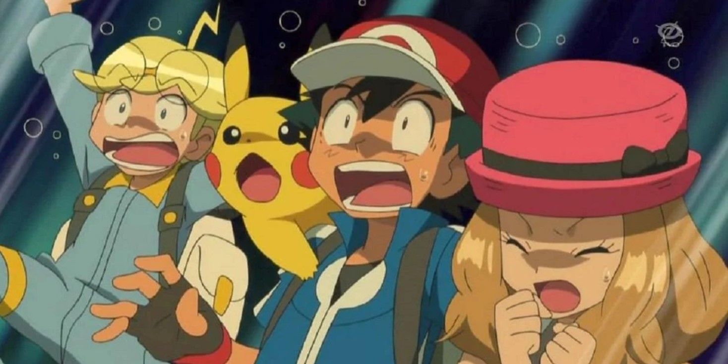 Ash and His Team Terrified in the Pokemon Anime