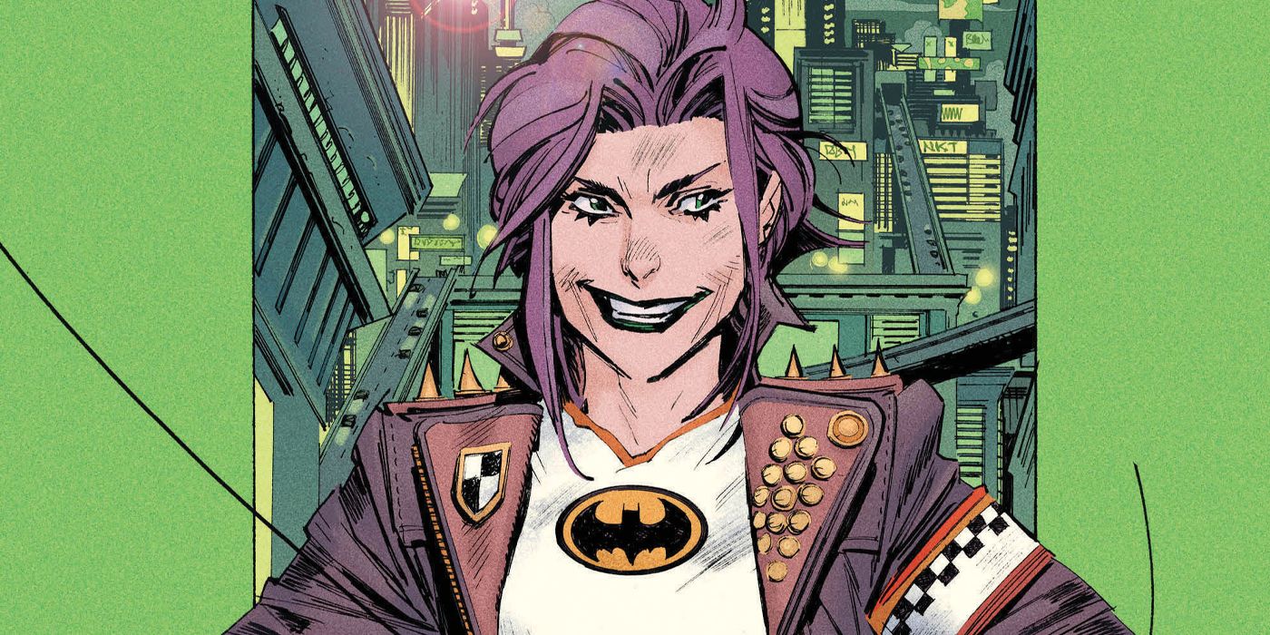Joker and Harley Quinn's daughter, Jackie, is on the cover of Batman: White Knight Presents - Generation Joker #1.