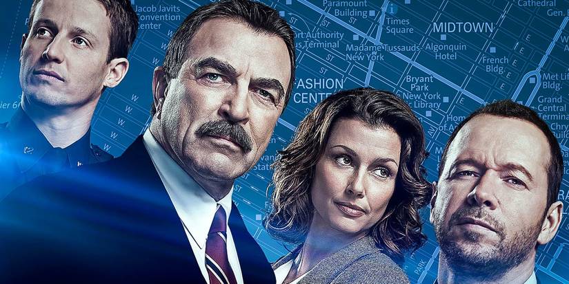 The Reagan family, led by Tom Selleck, in Blue Bloods.