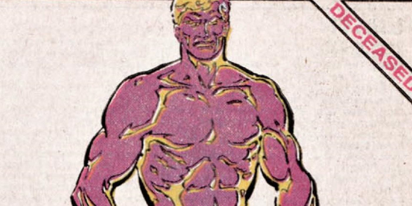 Korvac from the Official Handbook of the Marvel Universe's Book of the Dead