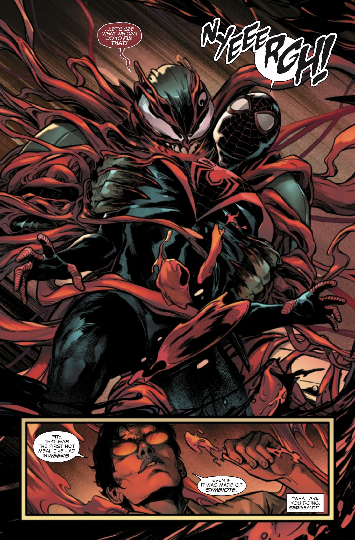 Carnage Finds a Major Difference Between Miles Morales and Peter Parker