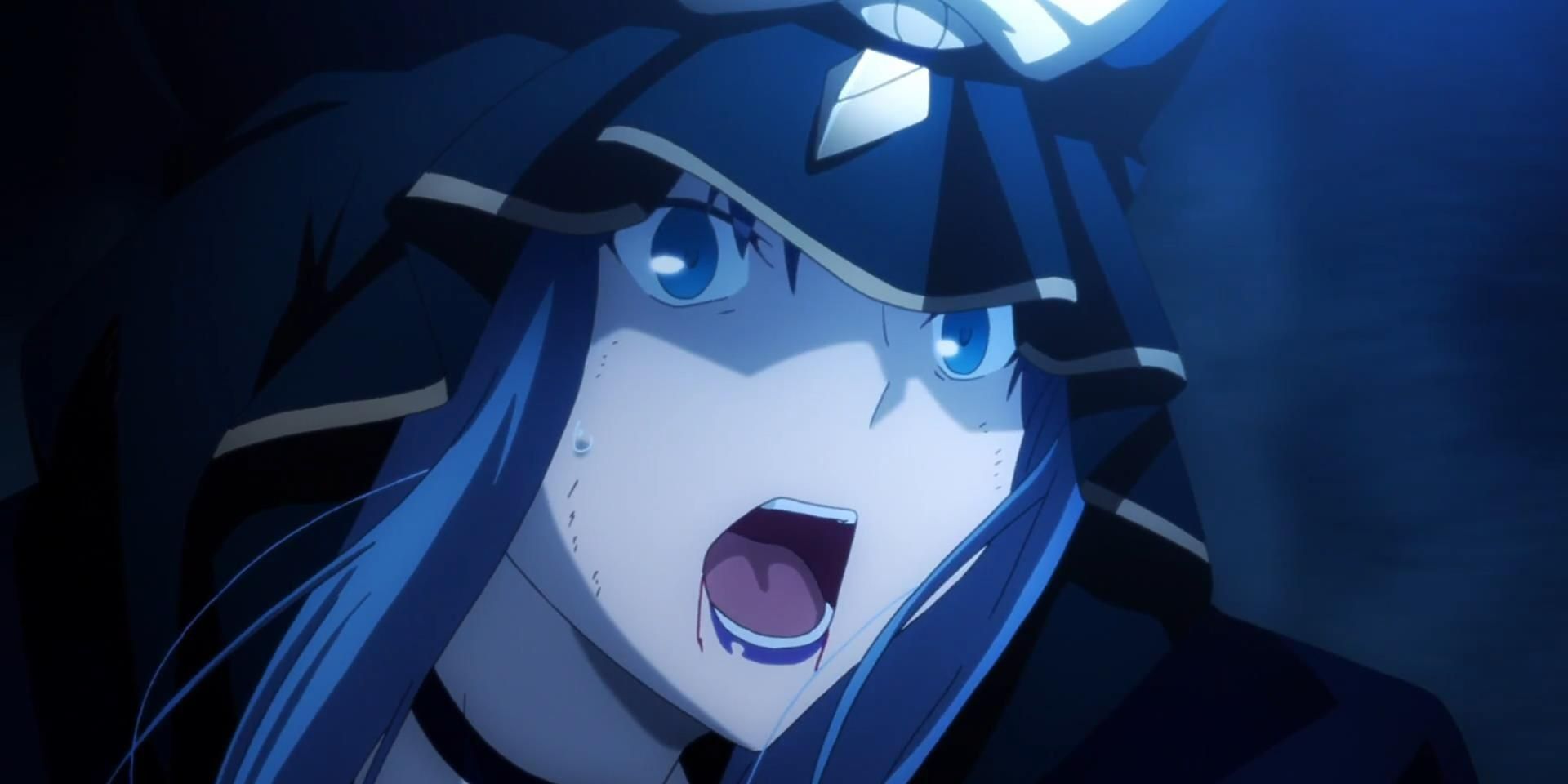 Caster yelling out in Fate/Stay Night the anime